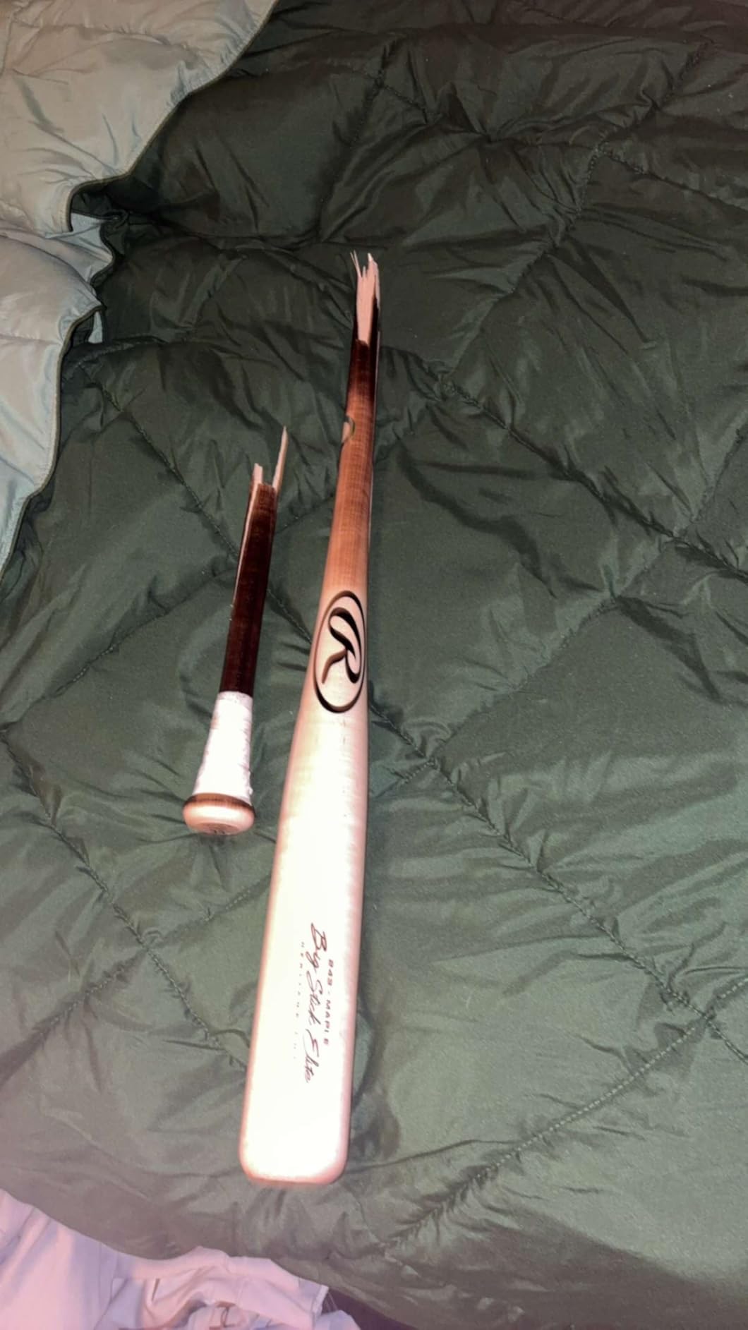 Rawlings| Big Stick Elite Wood Baseball Bat | Maple/Birch/Composite Options customer photo 2