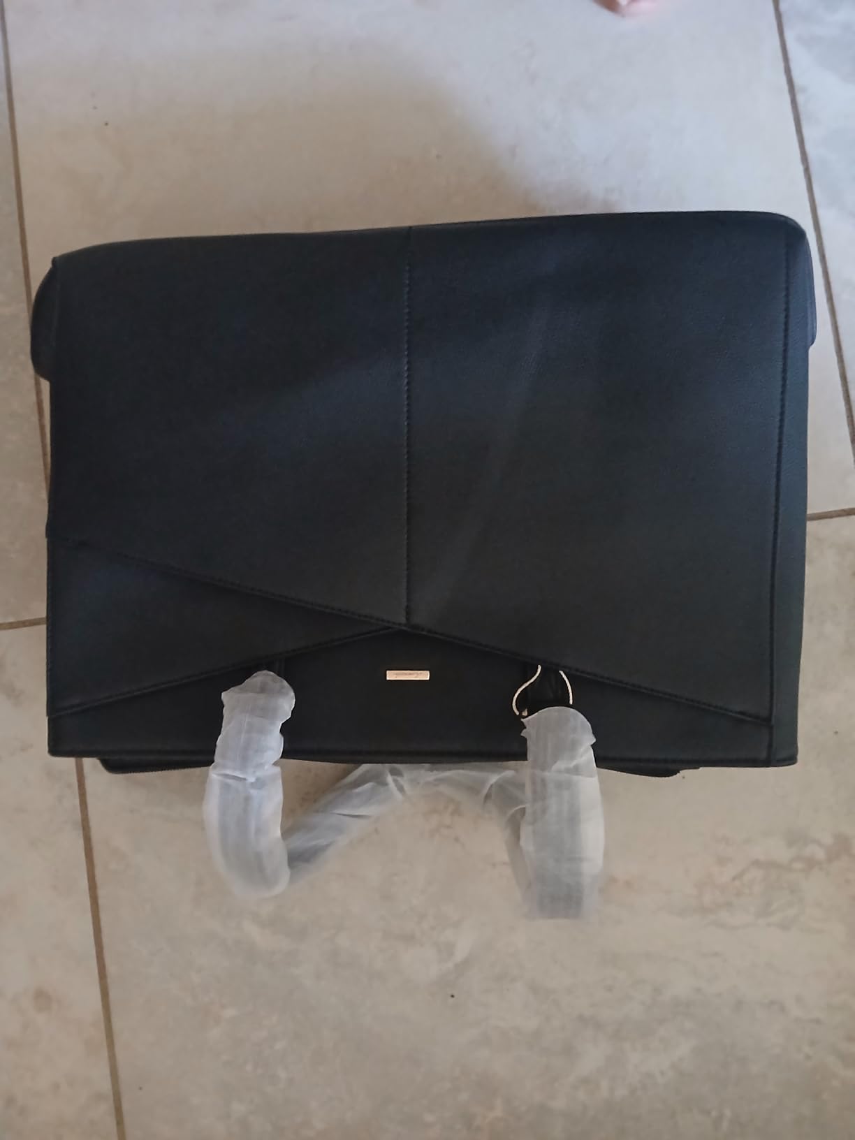 LOVEVOOK Laptop Tote Bag for Women 15.6 Inch Waterproof Leather Computer Bags Business Office Work Briefcase Black customer photo 2
