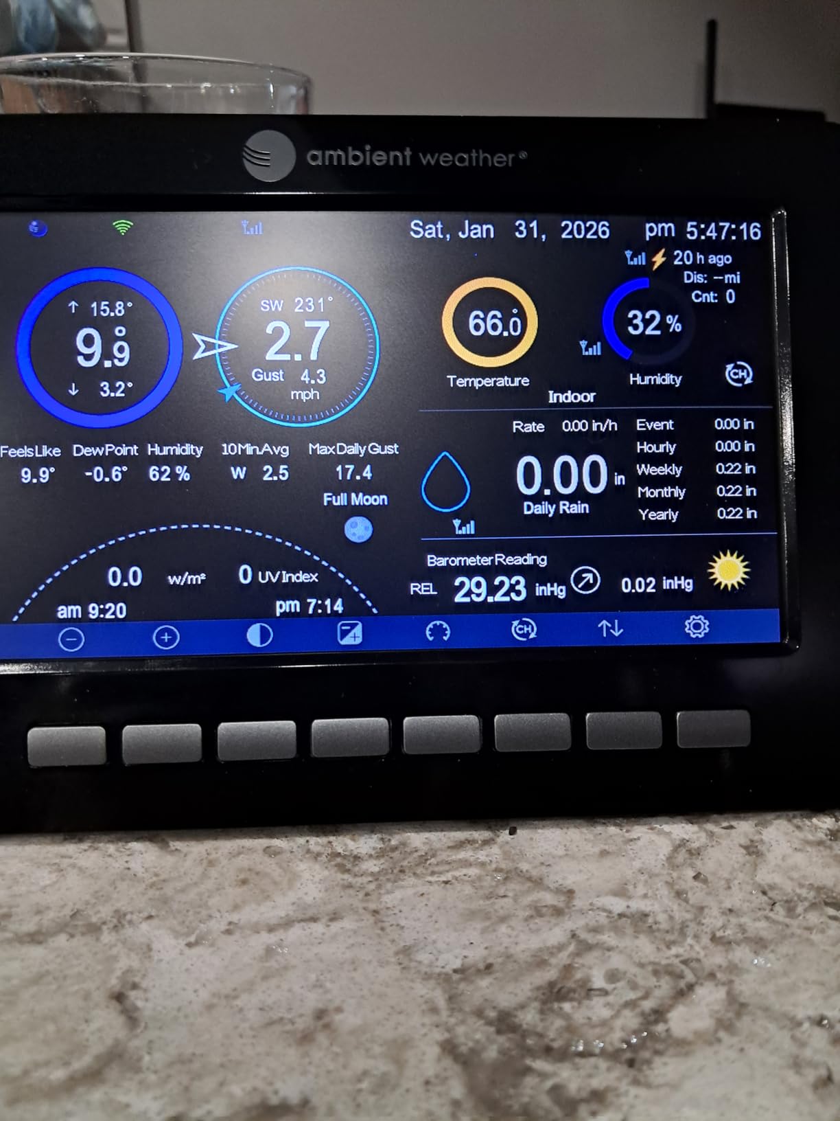Ambient Weather WS-5000 Ultrasonic Smart Weather Station | With TFT Full Color LCD Display customer photo 1