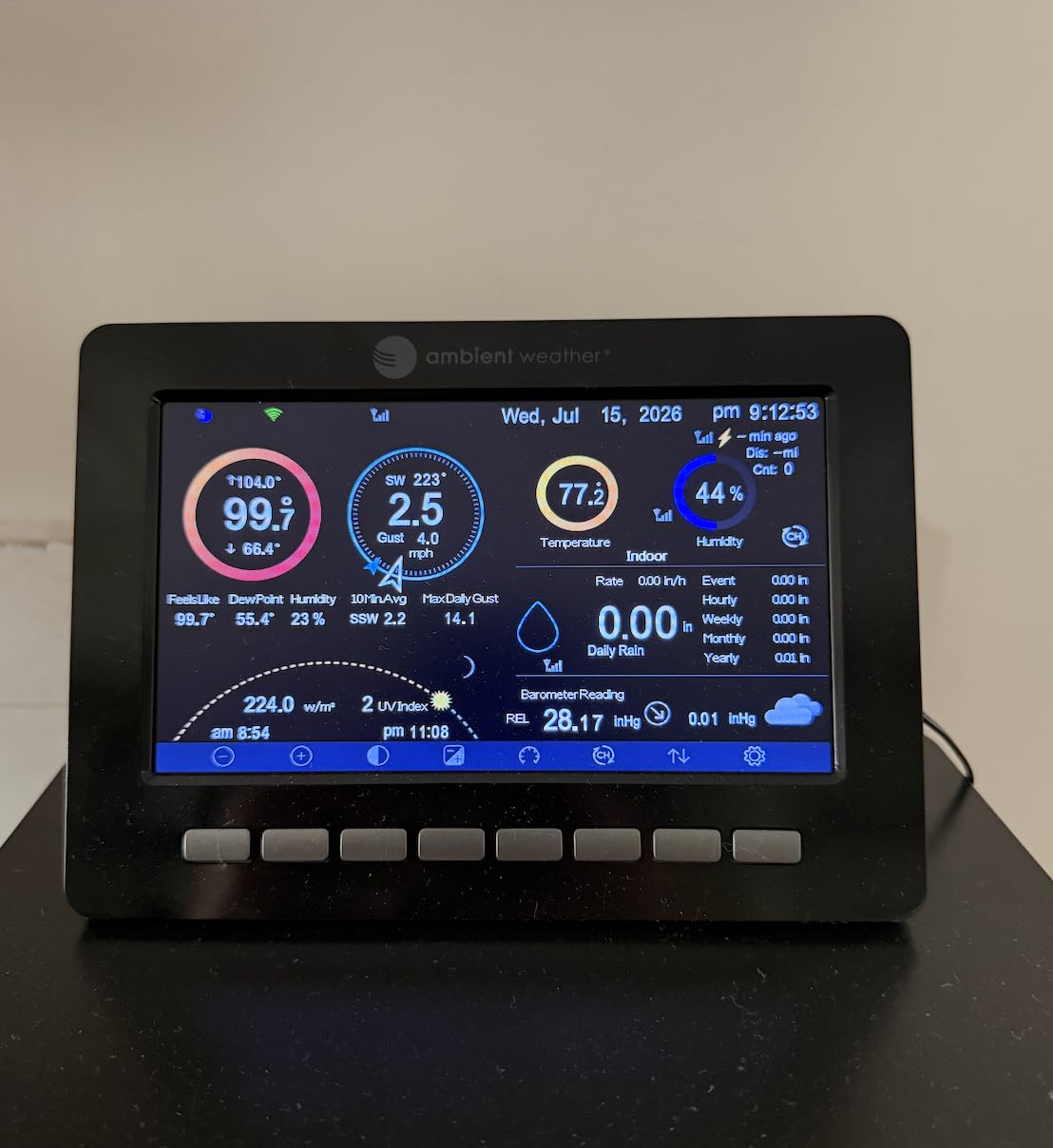 Ambient Weather WS-5000 Ultrasonic Smart Weather Station | With TFT Full Color LCD Display customer photo 2