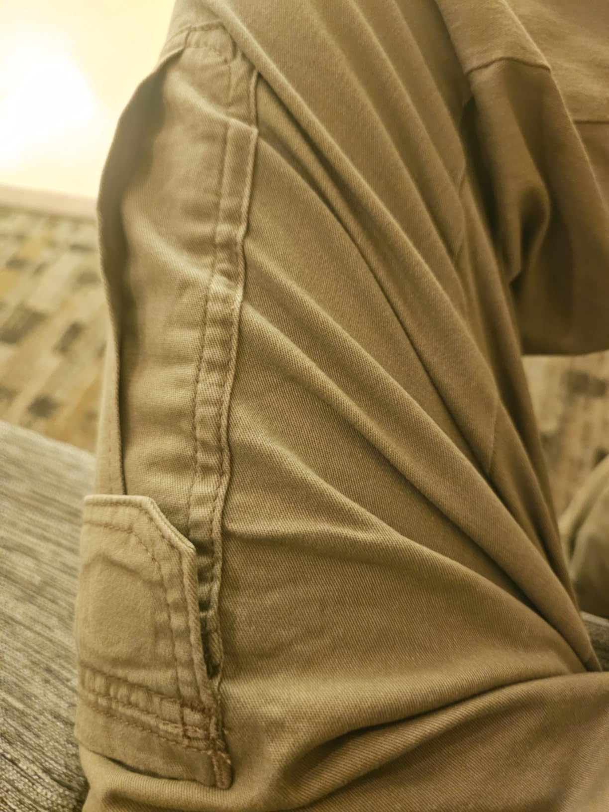 Wrangler Authentics Men's Relaxed Fit Stretch Cargo Pant customer photo 1