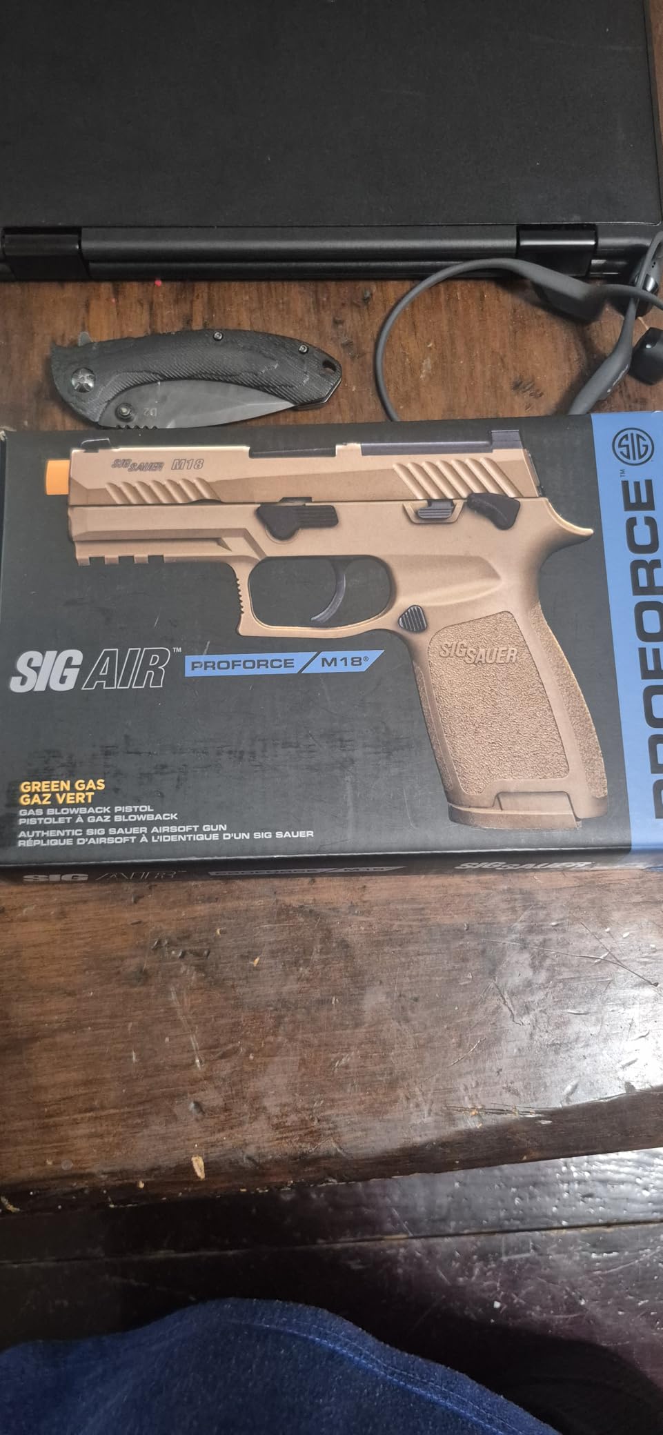 Sig Sauer ProForce 6mm M18 Green Gas Blowback Airsoft Pistol | BB Caliber 21rd Green Gas Powered Optic-Ready Gun customer photo 1