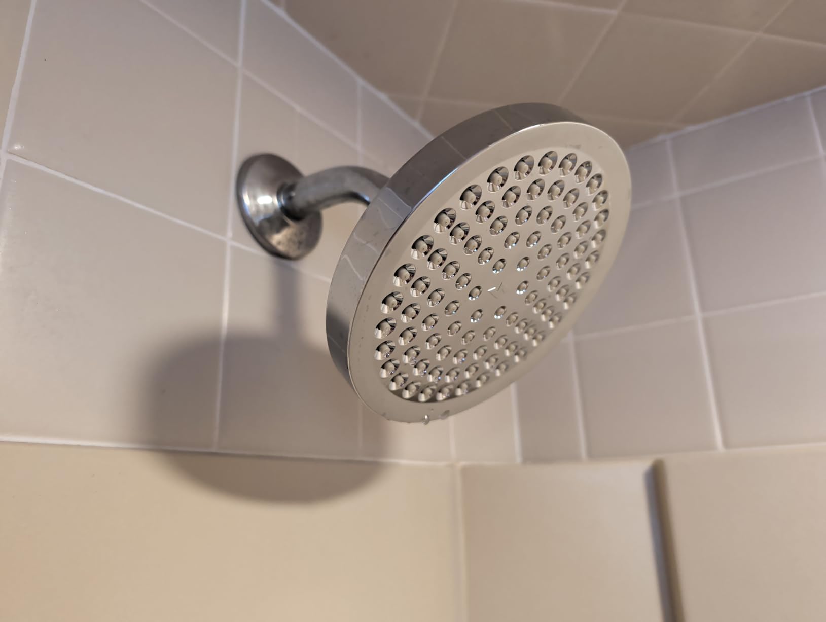 SparkPod Rain Shower Head, 6 Inch Round, Elegant Brushed Nickel Finish | High Pressure Shower Heads, 90 Nozzles, Adjustable Showerhead, No Tools Needed, Universal Connection customer photo 2