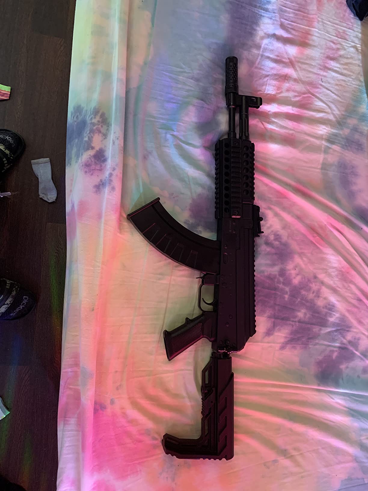 Crosman CAK1 Full Auto CO2 BB Rifle - 28-Round Mag - 430 FPS | Selectable Semi-Auto Mode - Foldable Stock - Black Finish customer photo 1