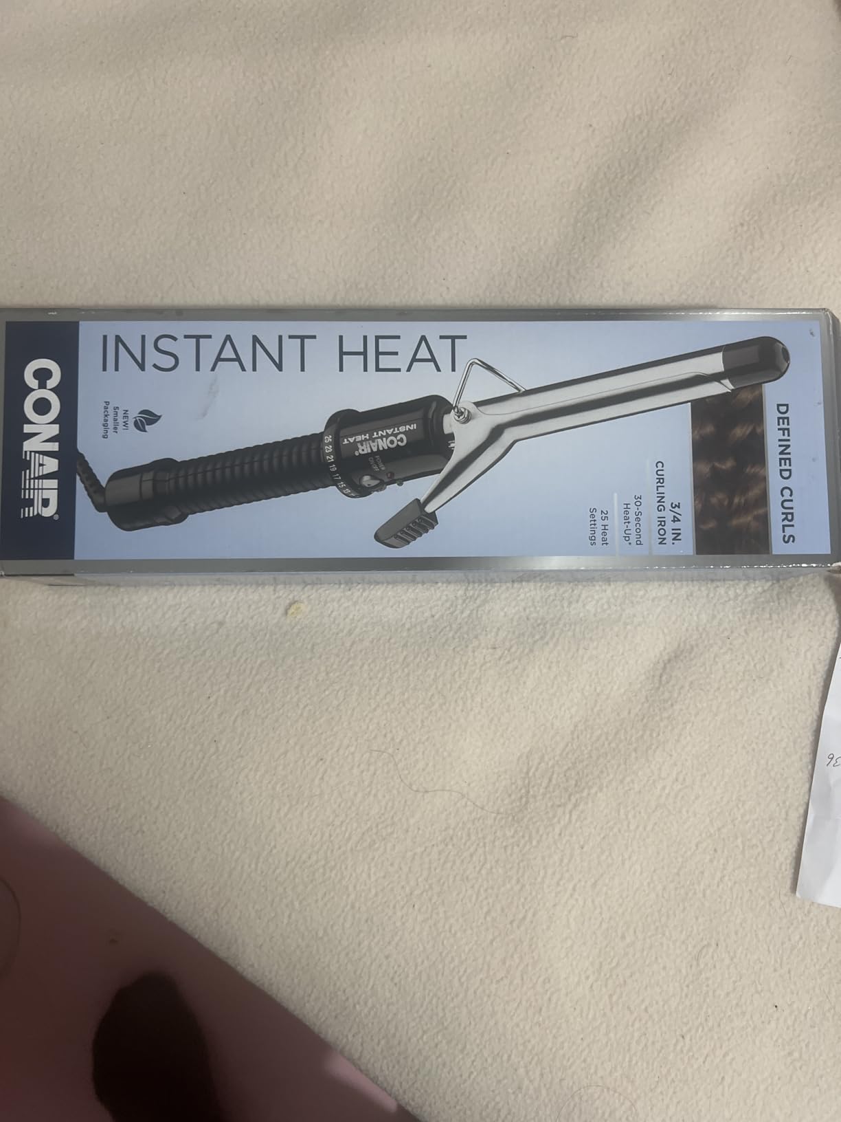 Conair Instant Heat 1-Inch Curling Iron | 25 Heat Settings & Turbo Heat for Fine to Thick Hair customer photo 1