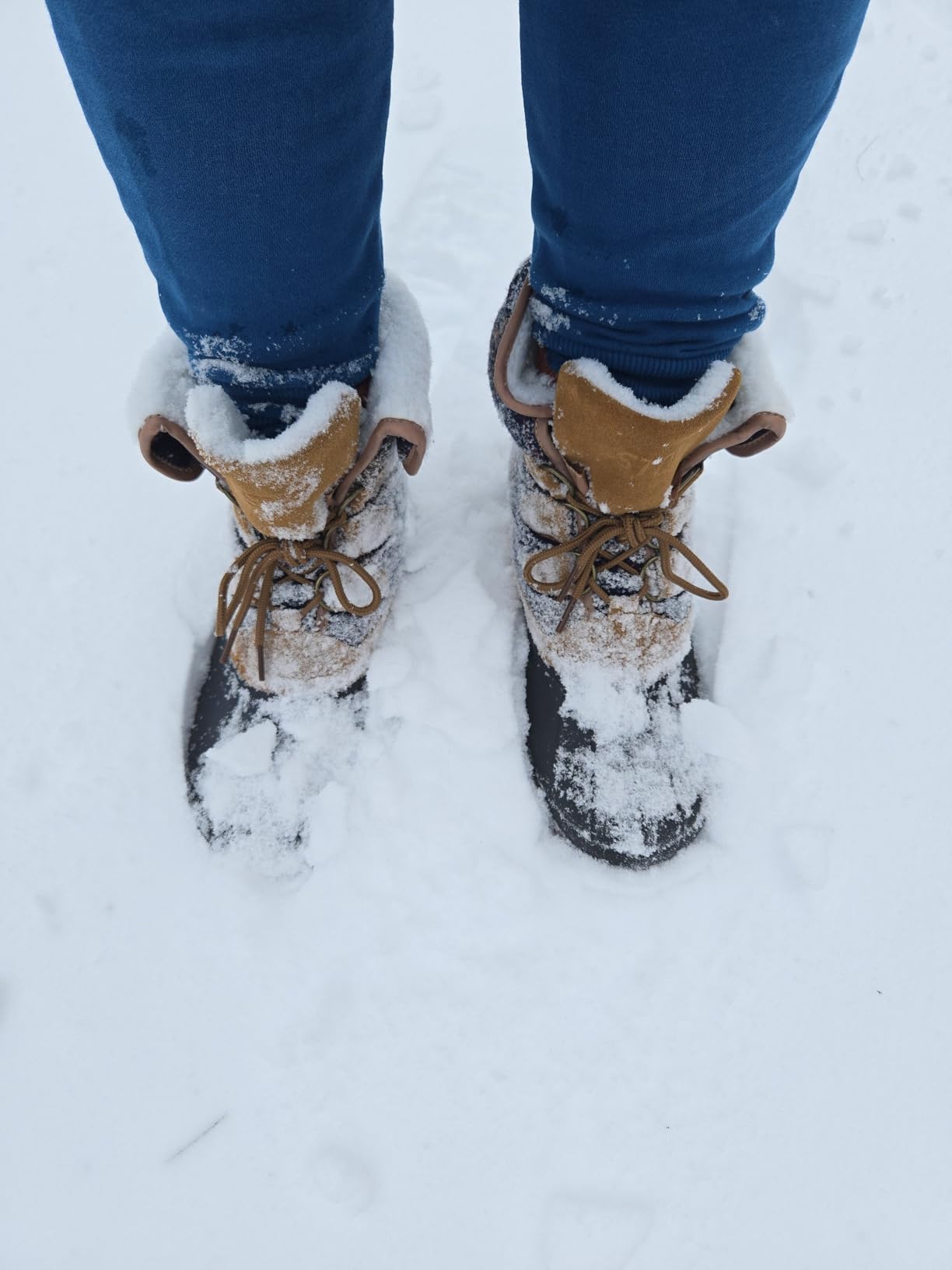 STQ Womens Winter Duck Boots Waterproof Cold Weather Snow Boots | Insulated, Warm, Outdoor, Everyday Wear customer photo 1