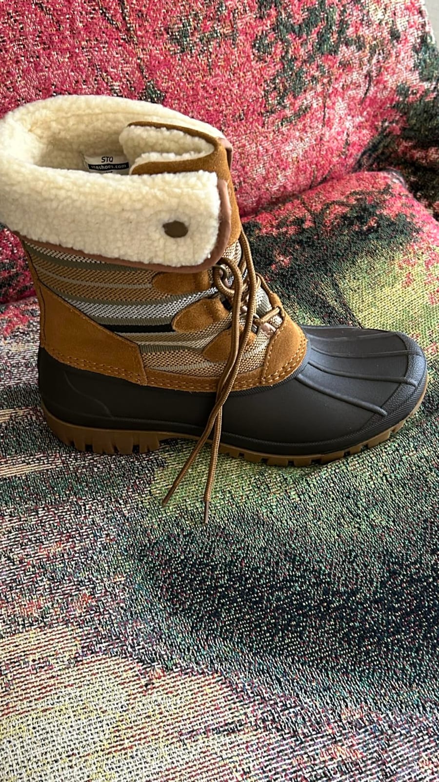 STQ Womens Winter Duck Boots Waterproof Cold Weather Snow Boots | Insulated, Warm, Outdoor, Everyday Wear customer photo 2