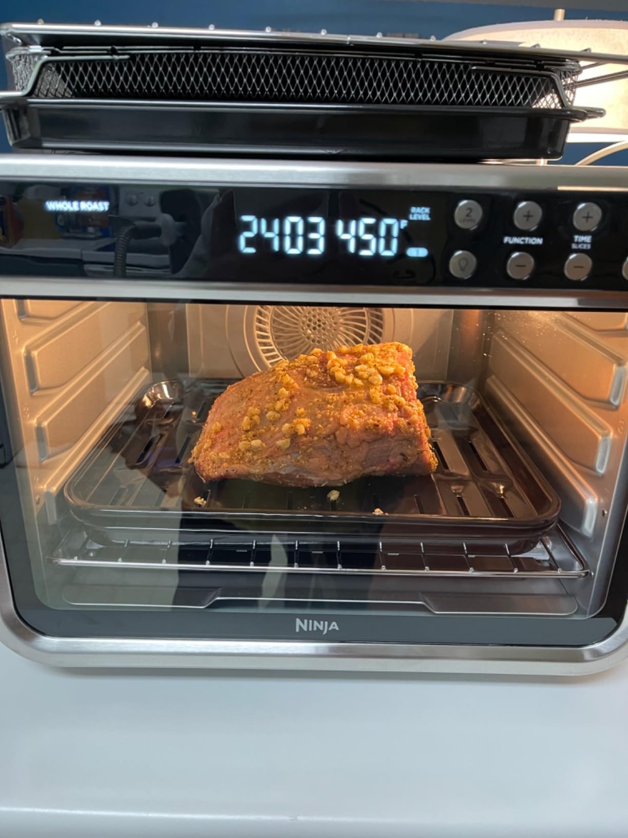 Ninja Foodi XL Pro Air Fry Oven, 10-in-1, Stainless Steel, DT201 customer photo 2