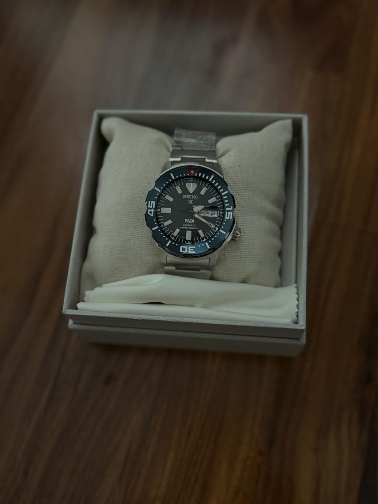 SRPE27 Automatic Dive Watch for Men - Prospex PADI Special Edition - LumiBrite Hands, Elapsed Timing Bezel - Water Resistant 200M customer photo 2