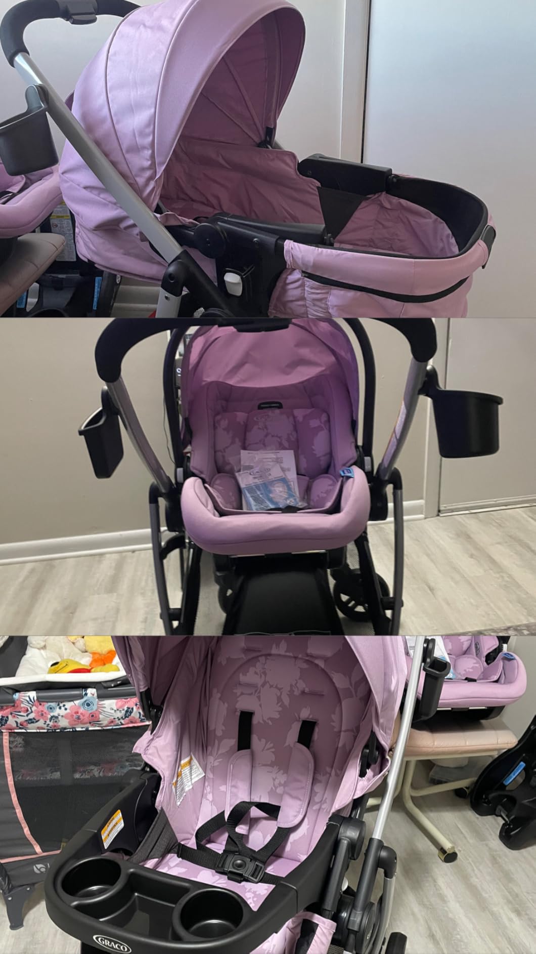 Graco Modes Pramette Stroller, 3-in-1 Baby Stroller, 3 Modes: Infant Car Seat Carrier (Car Seat Not Included), Infant Pramette to Toddler Stroller with Reversible Seat and One-Hand Fold, Redmond customer photo 1