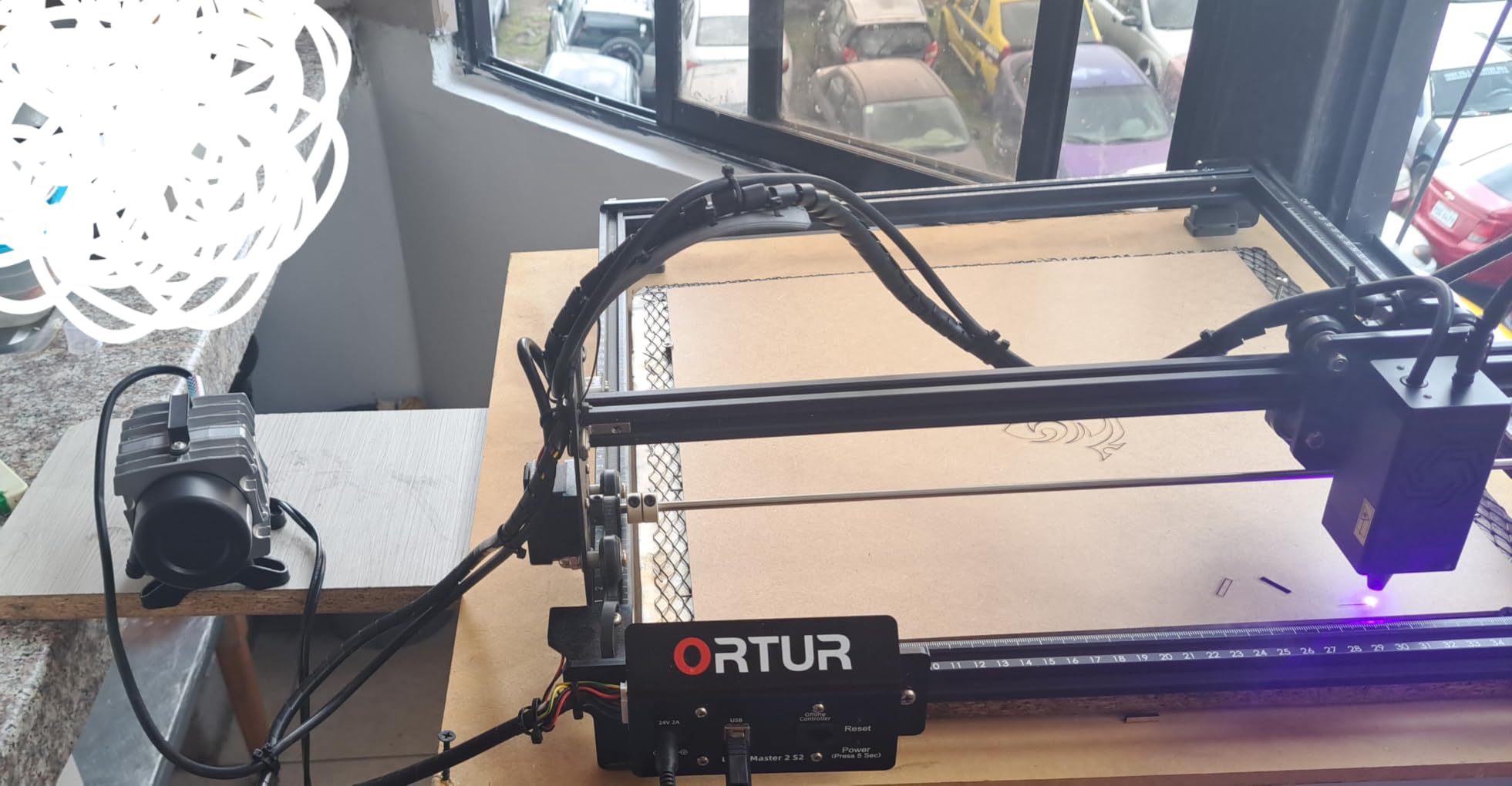 ORTUR Laser Master 2 S2 LU2-10A Laser Engraver, 10000mW Engraving Cutting Machine, Class 4 High Accuracy Laser Cutter, DIY Laser Marking customer photo 2