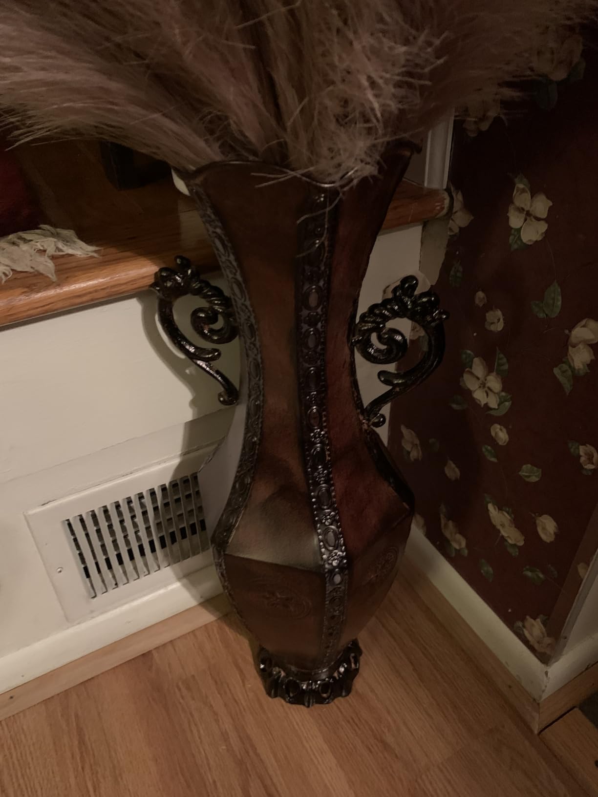 Hosley Tall Metal Floor Vase 26 Inch High, Ideal Gift for Floral Arrangements Modern Home Decor for Dining Room, Livingroom, Bedroom, Hallway Corner, Wedding Party, Spa customer photo 1