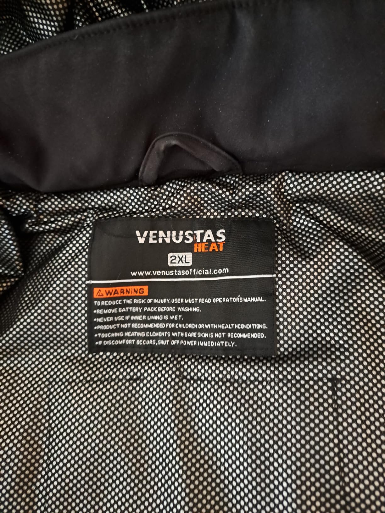 Venustas Men's Waterproof Heated Jacket with Battery & Detachable Hood customer photo 1