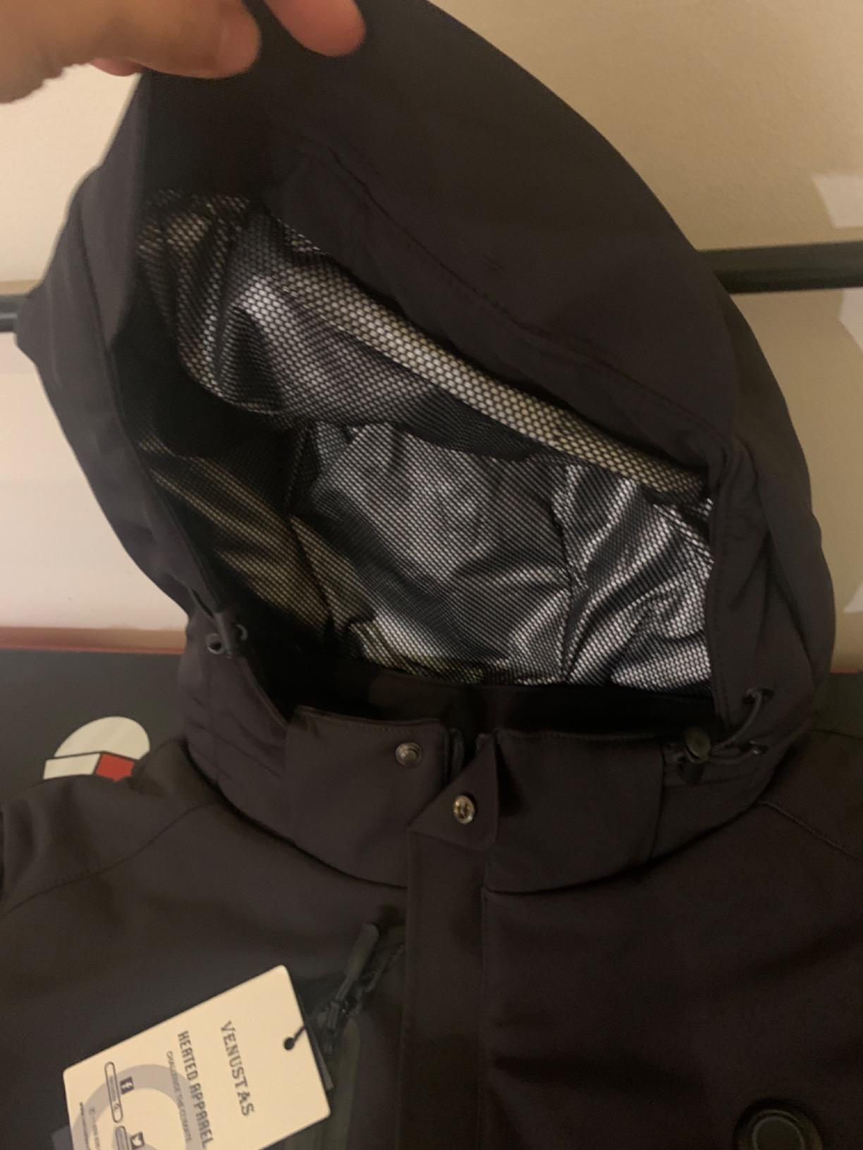 Venustas Men's Waterproof Heated Jacket with Battery & Detachable Hood customer photo 2