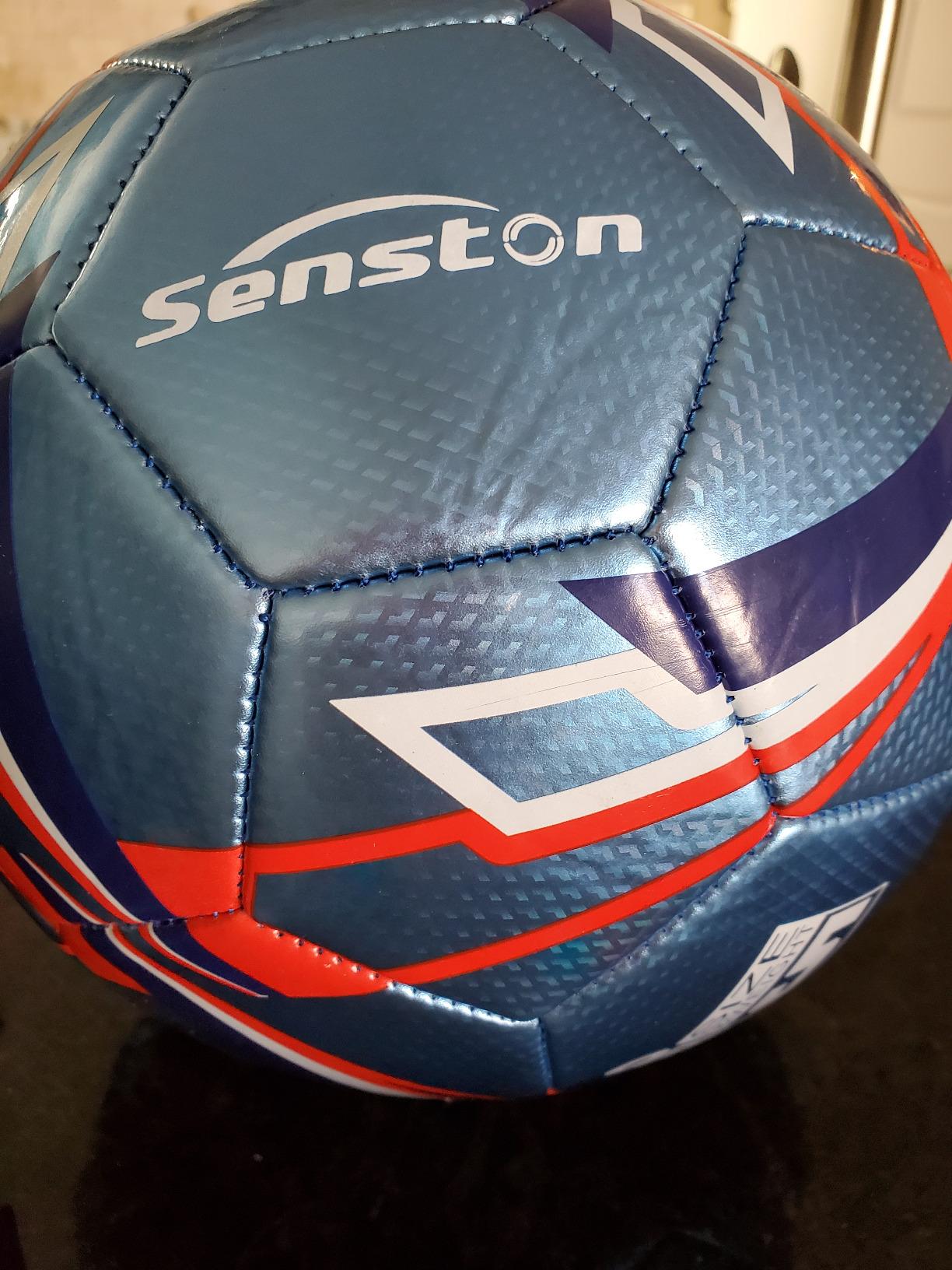 Senston Soccer Ball Size 3, 4, 5 with Pump for Kids and Adults - Hard-wearing Durable PVC customer photo 2