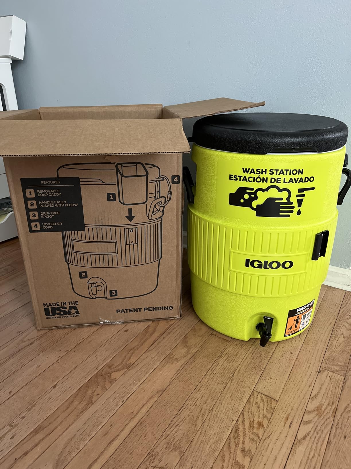 Igloo Sports Cooler | Insulated Beverage Dispenser with Spout | Portable Handwashing Station customer photo 1