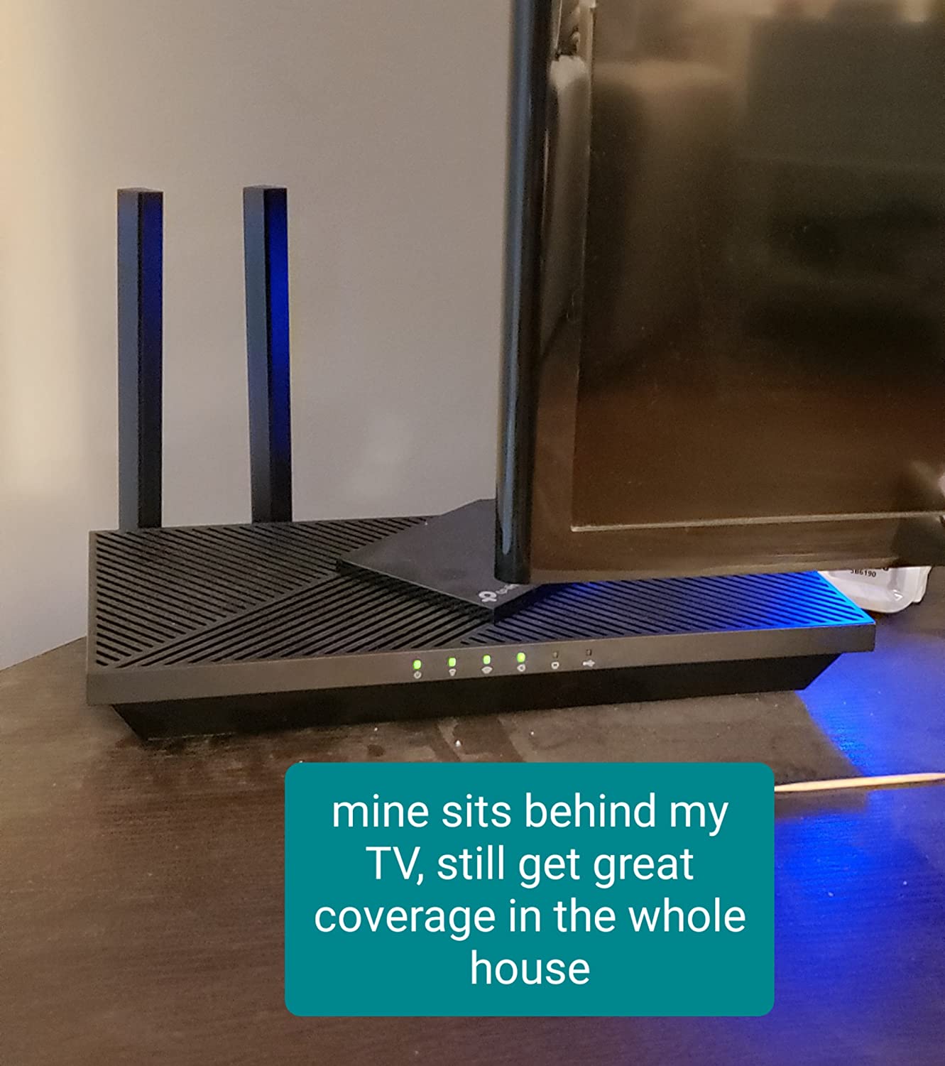 TP-Link AX1800 WiFi 6 Router (Archer AX21 V5) | Dual Band Wireless Internet, Gigabit, Easy Mesh, Works with Alexa customer photo 2