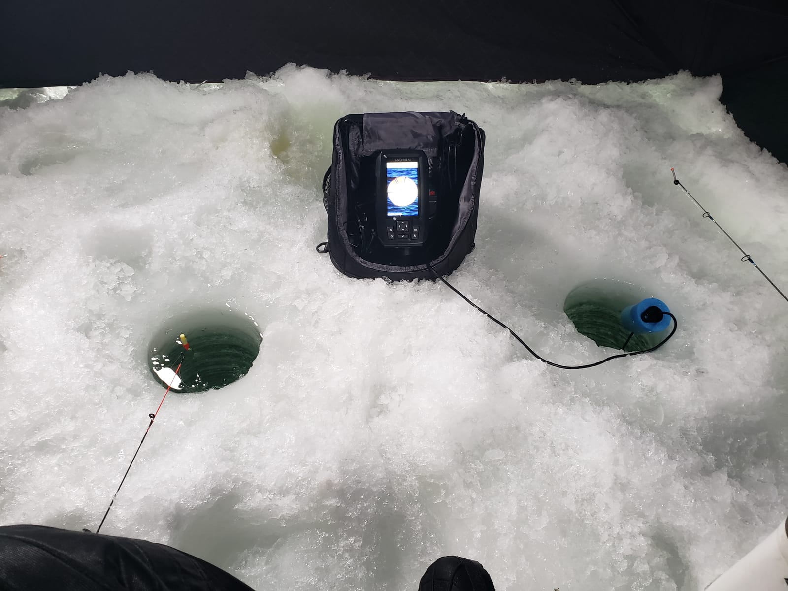 Garmin Striker Plus 4 Ice Fishing Bundle with Dual Beam-IF Transducer customer photo 1