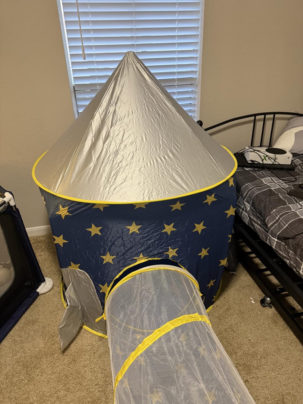 PigPigPen 3pc Kids Play Tent for Boys with Ball Pit, Crawl Tunnel, Princess Tents for Toddlers, Baby Space World Playhouse Toys, Boys Indoor& Outdoor Play House, Perfect Kid's Gifts customer photo 2