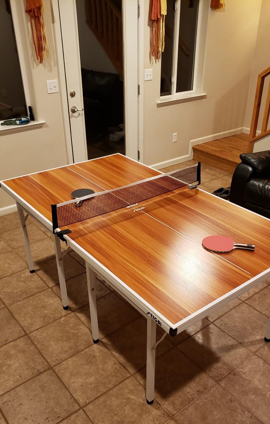 STIGA Space Saver - Compact Ping Pong Table - Separate Table Halves - Regulation Height - No Assembly Required customer photo 2