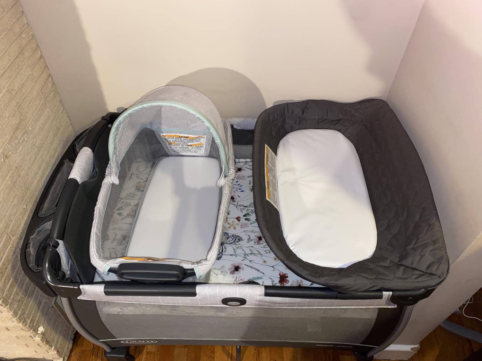 Graco Pack 'n Play Close2Baby Bassinet Playard Features Portable Bassinet Diaper Changer and More, Derby customer photo 2