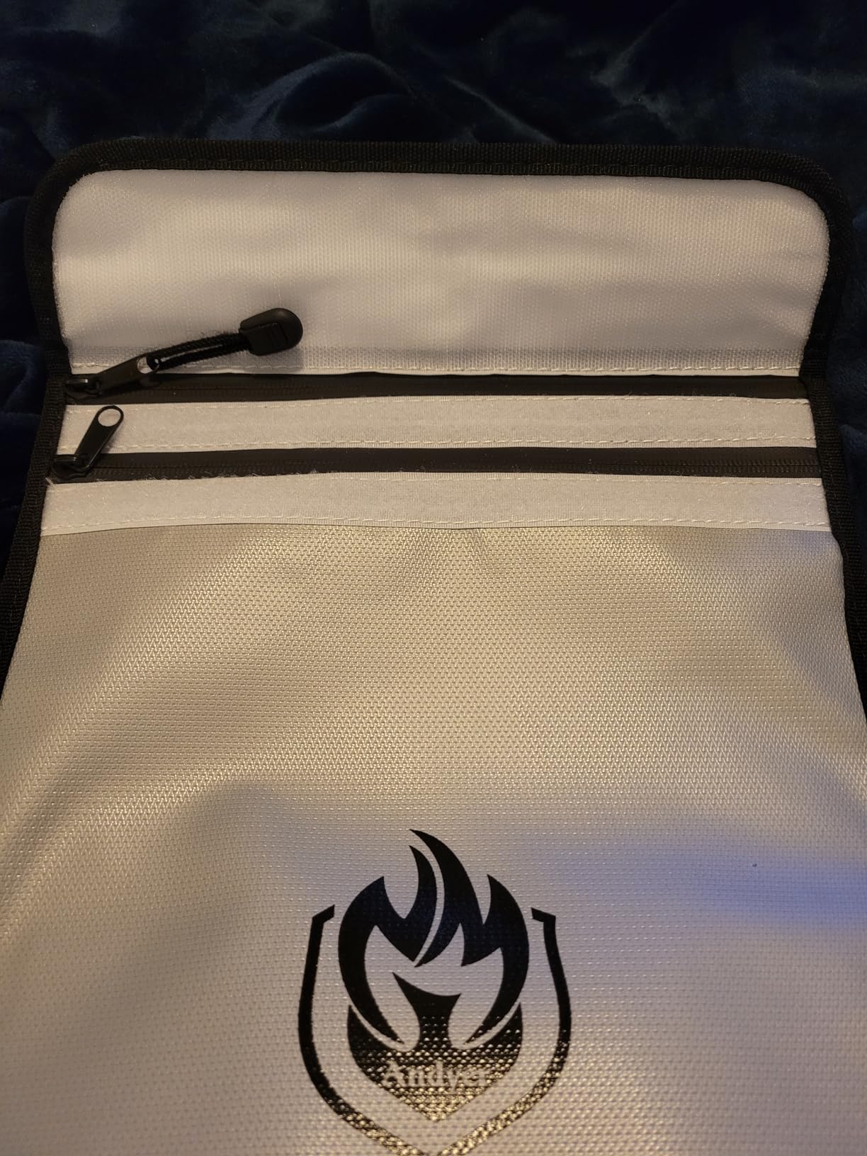 Andyer 2 Pockets Fireproof Document Bag (15