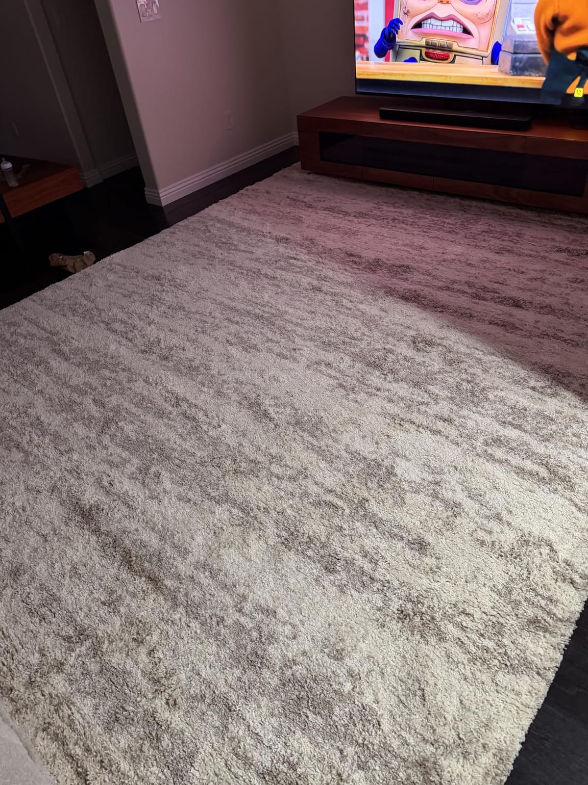 SAFAVIEH Hudson Shag Rug 8x10, Large Ivory & Beige SGH206B | 1 3/4