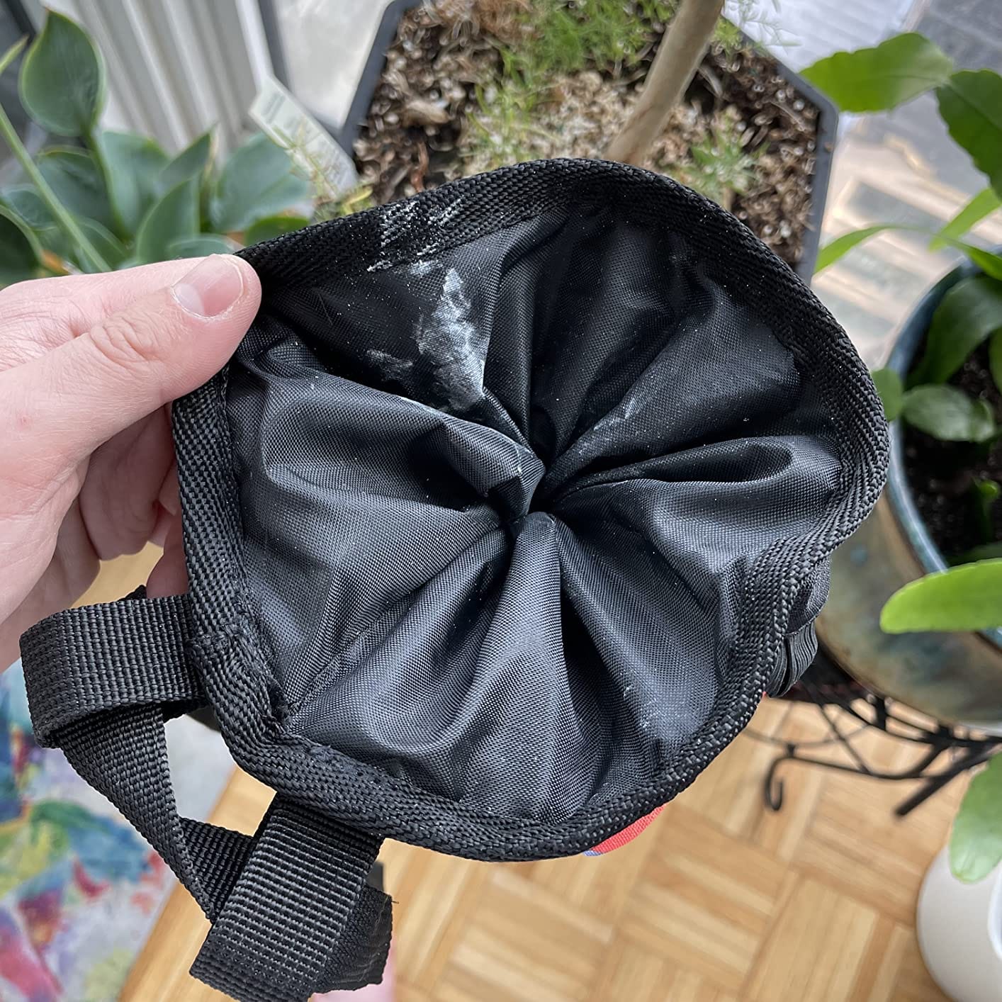 Rock Climbing Chalk Bag | Wide Opening & Fleece Lined | Removable Belt | Large Zippered Pocket | Brush Holder Loops | Bouldering, Gym, Crossfit customer photo 1