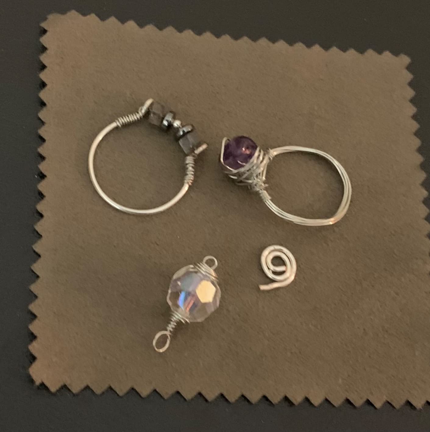 Thrilez Wire Wrapping for Jewelry Making, Repair and Beading Supplies Kit with Craft Ring Wire, Tools, Pliers and Jewelry Findings customer photo 2