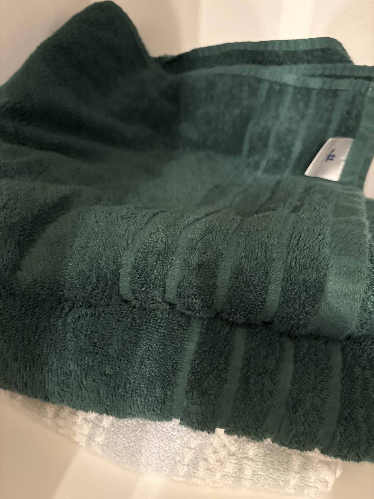 Tens Towels 4 Piece Extra Large Bath Towels 30 x 60 Inches, Dark Grey | 100% Cotton customer photo 1
