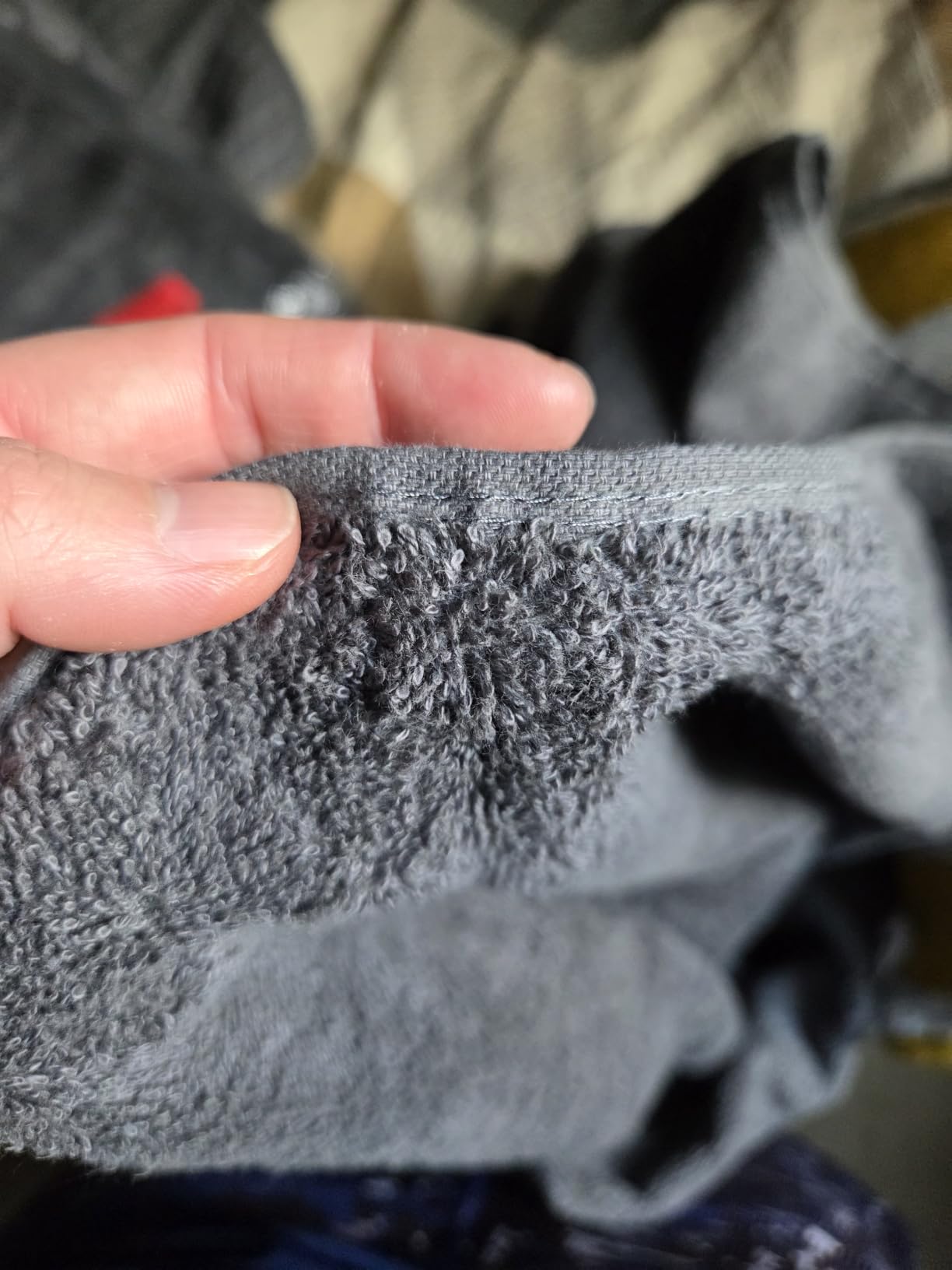 Tens Towels 4 Piece Extra Large Bath Towels 30 x 60 Inches, Dark Grey | 100% Cotton customer photo 2