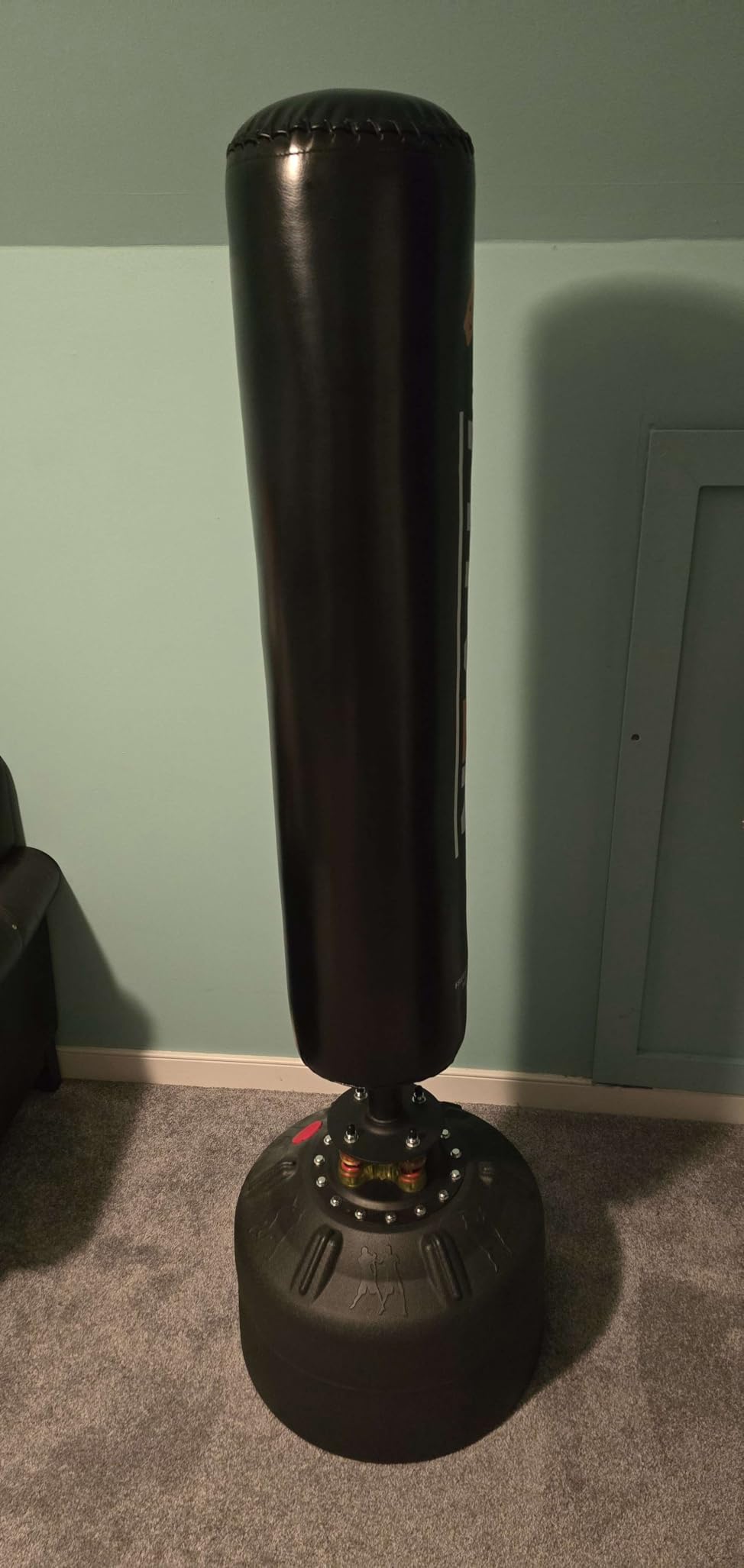 FITVEN 70'' Freestanding Punching Bag with Boxing Gloves, Heavy Boxing Bag with Suction Cup Base, Stand Kickboxing Bag for Adult-Teens Family Home Gym Training Equipment customer photo 2
