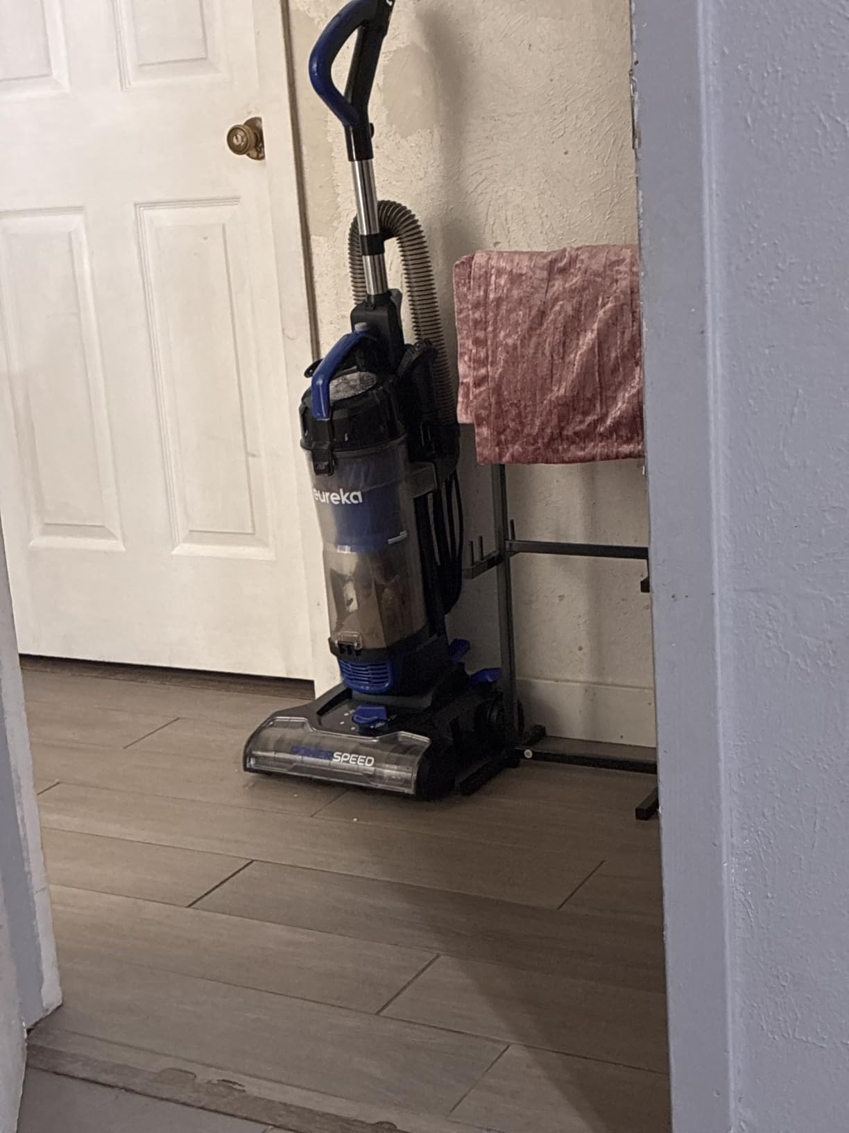 Eureka Lightweight Powerful Upright Vacuum Cleaner for Carpet and Hard Floor, PowerSpeed, New Model, Blue/Black customer photo 1