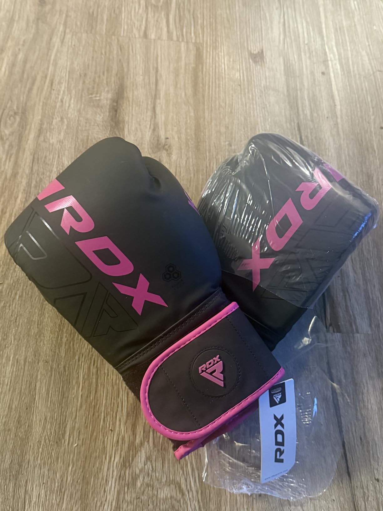 RDX Boxing Gloves, Pro Training Sparring, Maya Hide Leather, Muay Thai MMA Kickboxing customer photo 2