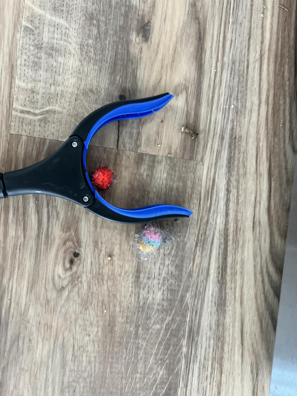 RMS 34 Inch Extra Long Reacher Grabber - Foldable with Rotating Jaw (Blue) | Mobility Aid Reaching Tool to retrieve household items from floors, shelves, vehicles and tight spaces customer photo 2