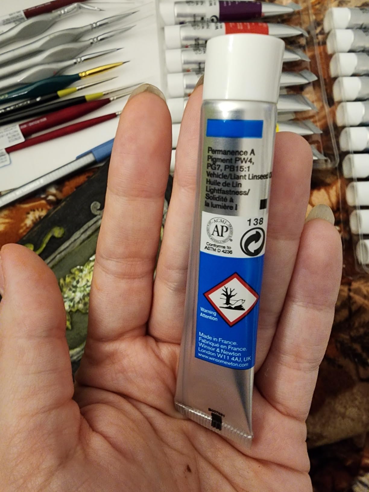 Winsor & Newton Winton Oil Color Paint Set, 20 x 12ml (0.4-oz) Tubes | Artist pigments, Durable, Lightfast, Permanent, Uniform Consistency, Great Pigment Load customer photo 1