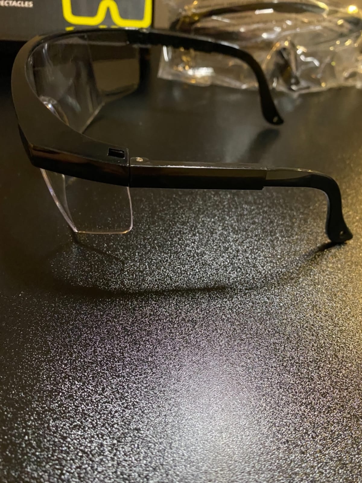 PACIFIC PPE 2 Pack Safety Glasses for Men and Women, ANSI Z87 Safety Goggles with Scratch Resistant Clear Wraparound Lenses, Adjustable Lab Goggles, UV Protection Lab Glasses customer photo 1