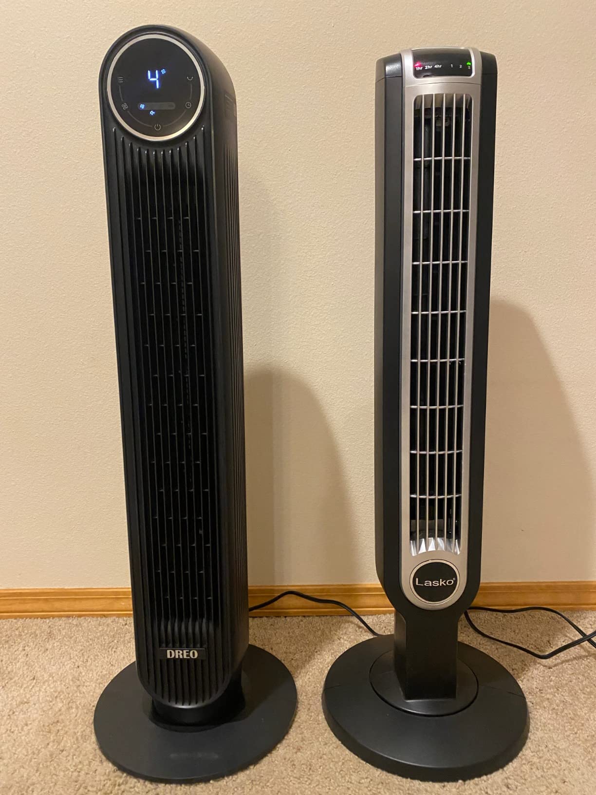 DREO Tower Fan for Bedroom, 28ft/s High Velocity, 9 Speeds, DC Motor | 2026 Upgraded Ultra-Quiet Fan, 4 Modes, 12H Timer, 90° Oscillating Cooling Standing Fan, 42 inch customer photo 1