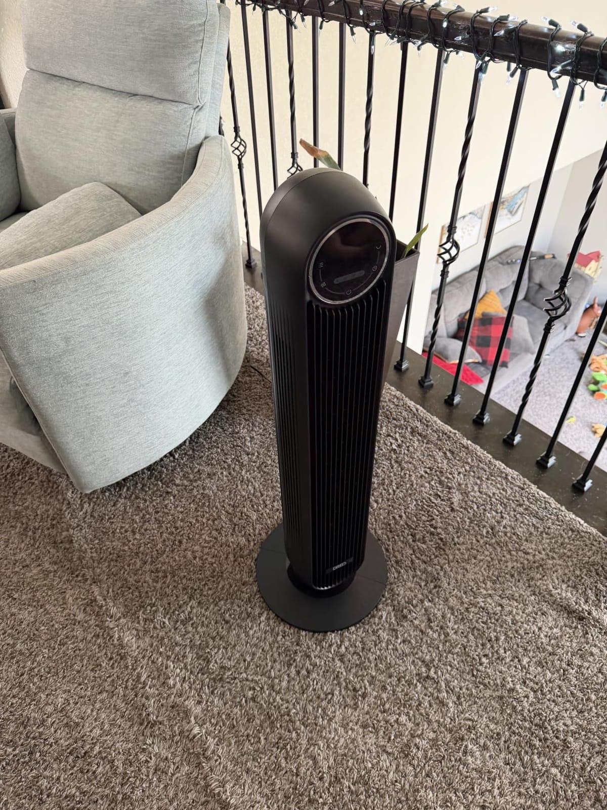 DREO Tower Fan for Bedroom, 28ft/s High Velocity, 9 Speeds, DC Motor | 2026 Upgraded Ultra-Quiet Fan, 4 Modes, 12H Timer, 90° Oscillating Cooling Standing Fan, 42 inch customer photo 2