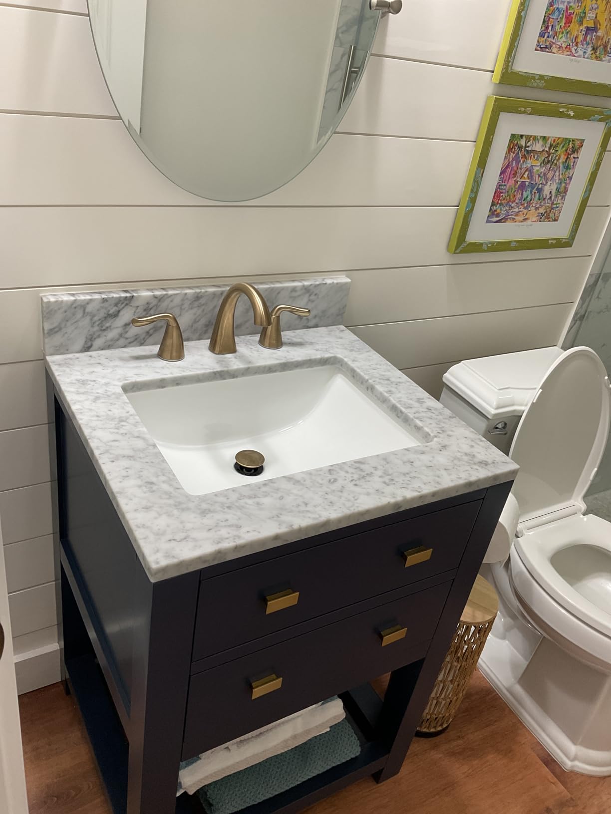 Delta Arvo Brushed Nickel Faucet 3 Hole, 8 Inch Widespread Bathroom Sink Faucet for Vanity, Push-Pop Drain Assembly, Spotshield Stainless 35840LF-SP customer photo 2