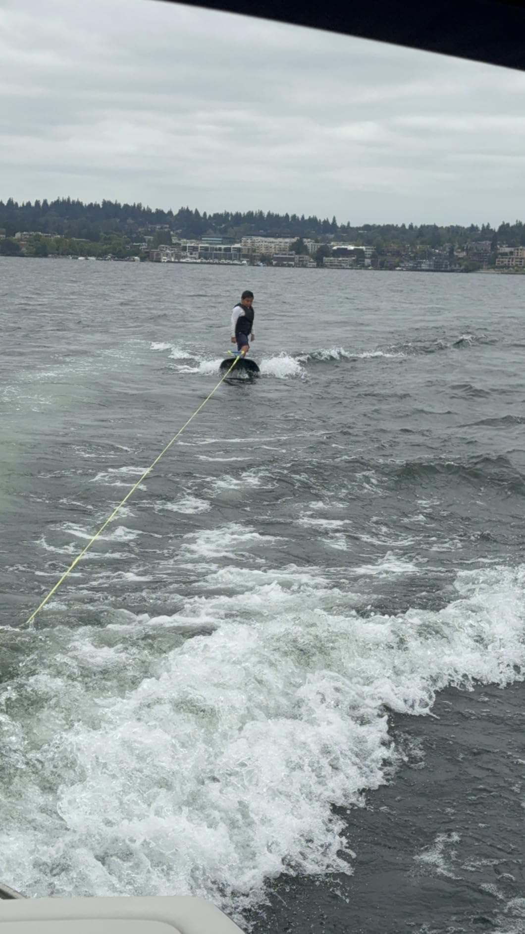 ZUP You Got This 260 Board and Handle Combo with EVA Foam Padding, All-in-One Kneeboard, Wakeboard, Wakeskate, and Wakesurf Board for Kids, Teens, and Adults, 51.7