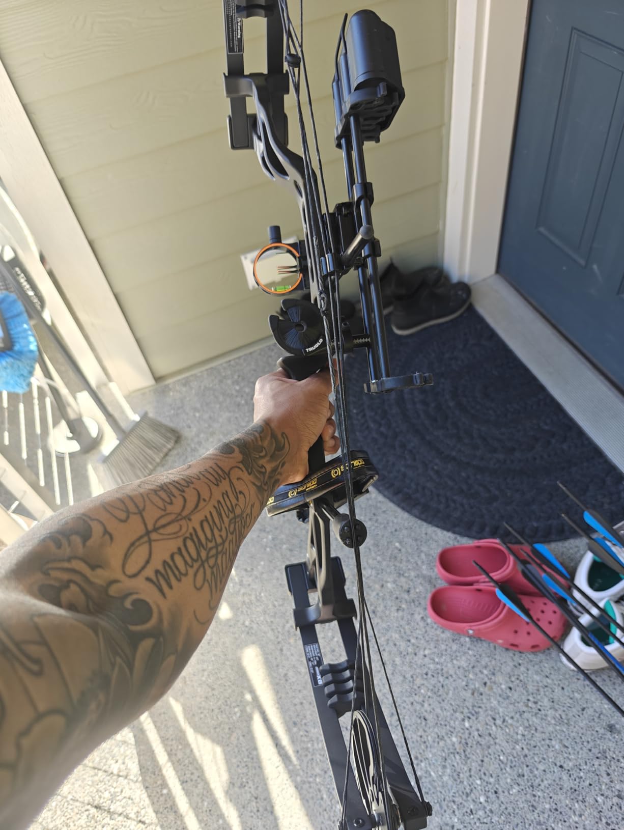 Sanlida Archery Dragon X8 RTH Compound Bow Package for Adults and Teens, 18