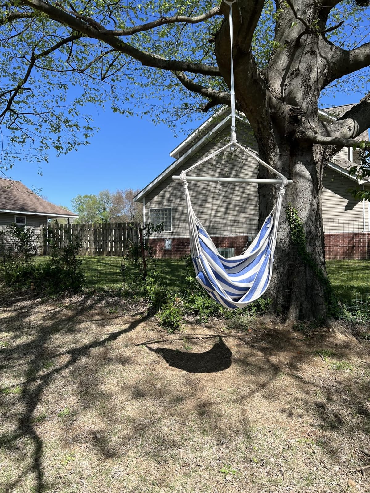 ADVOKAIR Hammock Chair Swing 500lbs Steel Bar Multi-Size Bedroom&Porch | Anti-slip Rings, Adjustable Strap and S-hook, Easy Assembly, Indoor&Outdoor customer photo 1