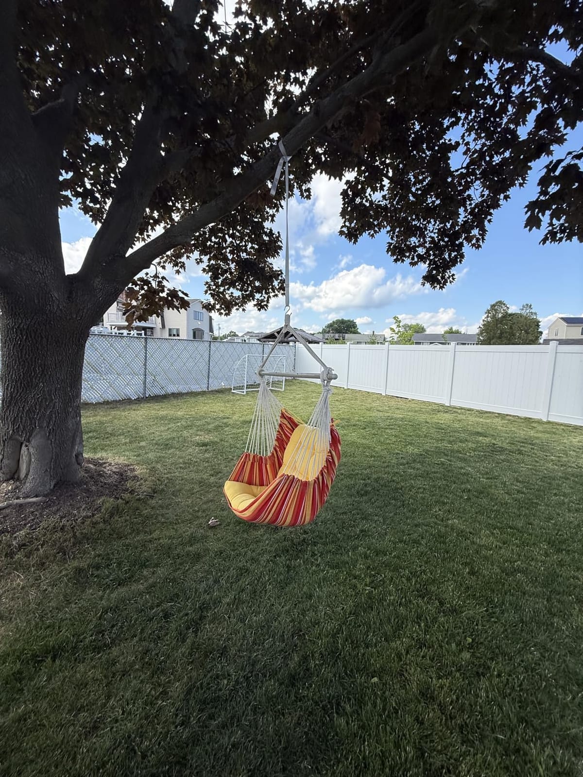 ADVOKAIR Hammock Chair Swing 500lbs Steel Bar Multi-Size Bedroom&Porch | Anti-slip Rings, Adjustable Strap and S-hook, Easy Assembly, Indoor&Outdoor customer photo 2