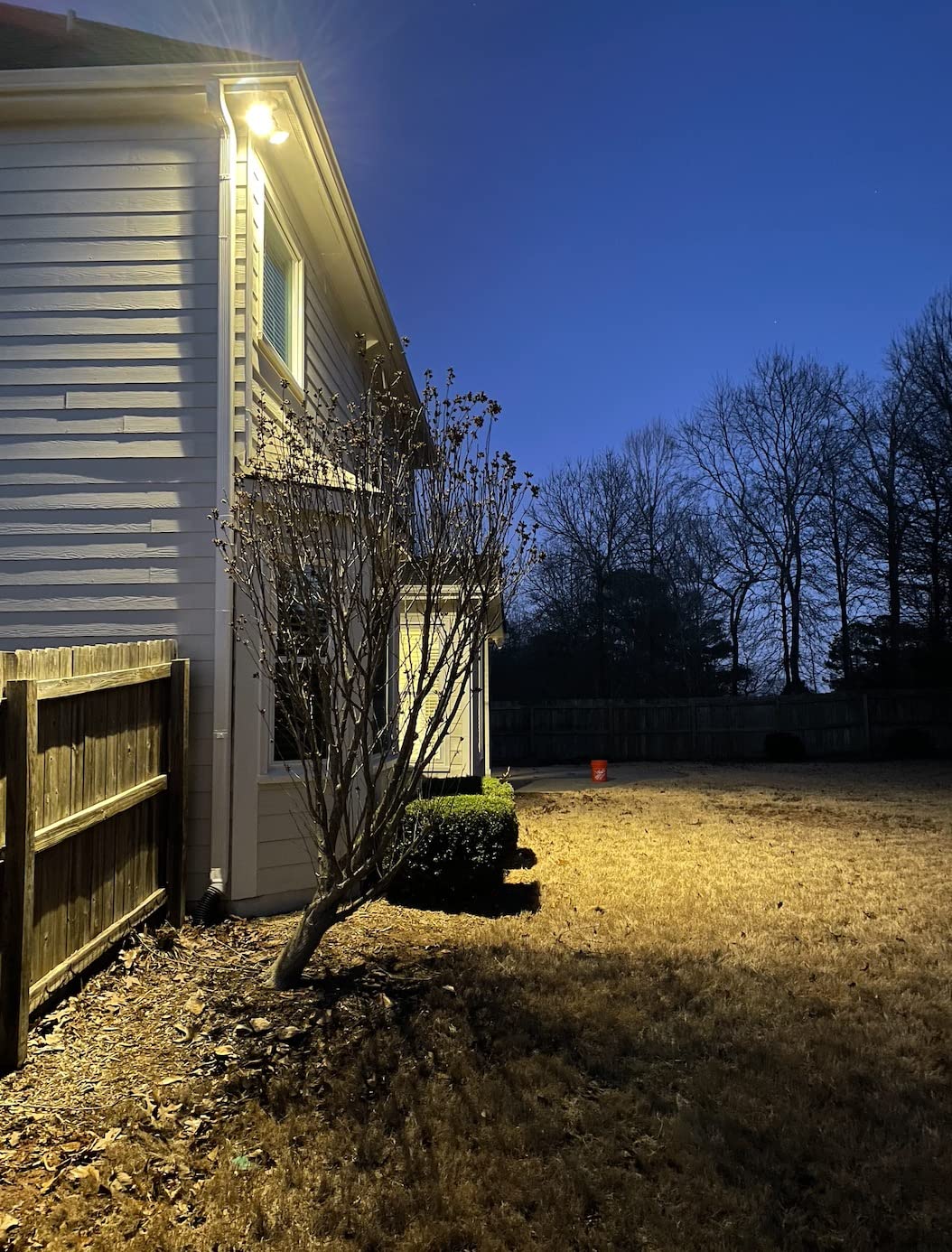 GE LED+ PAR38 Motion Sensor Outdoor Flood Light Bulbs, 15W, 2 Pack | Motion-activated security floodlight, PAR38, garage, porch, dusk-to-dawn, warm white, energy-saving LED, 2 pack customer photo 2
