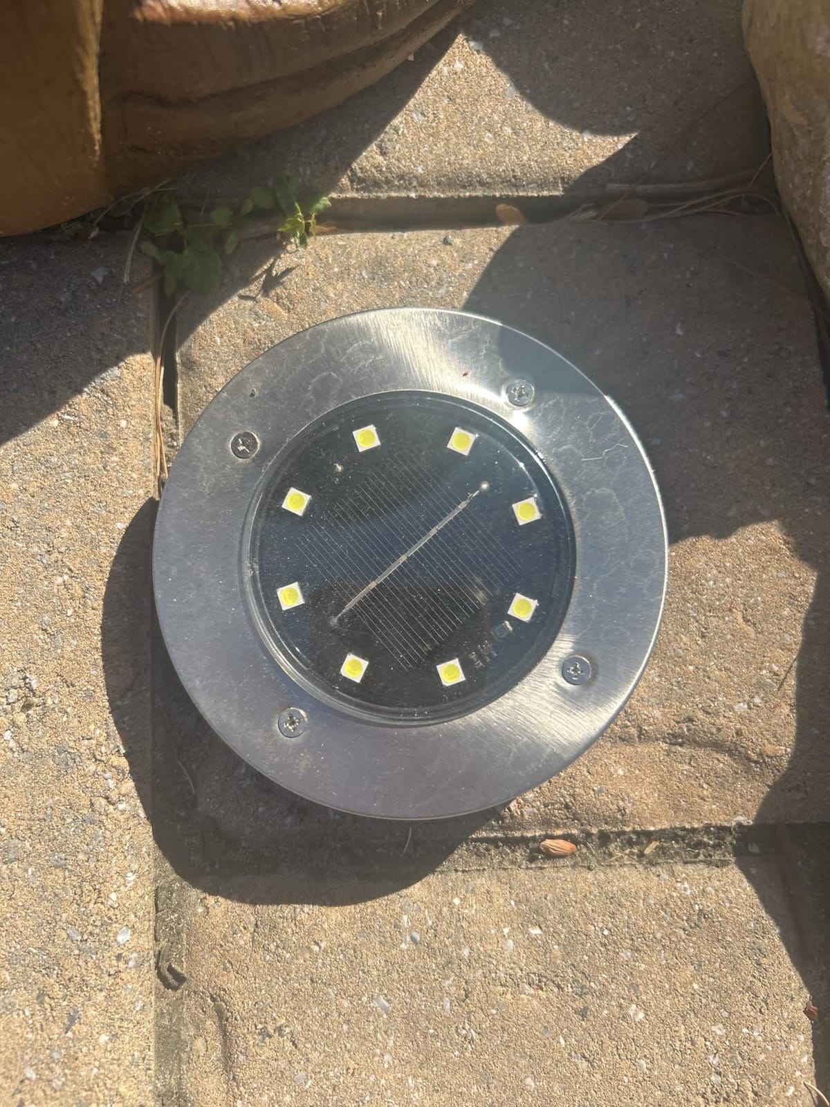 4.6 Inch Diameter Solar Ground Lights, Waterproof Solar Garden Lights, Outdoor Garden Waterproof Bright in-Ground Light, Landscape Lighting for Pathway,Yard,Lawn,Patio,Walkway (12 Pack Warm Light) customer photo 1