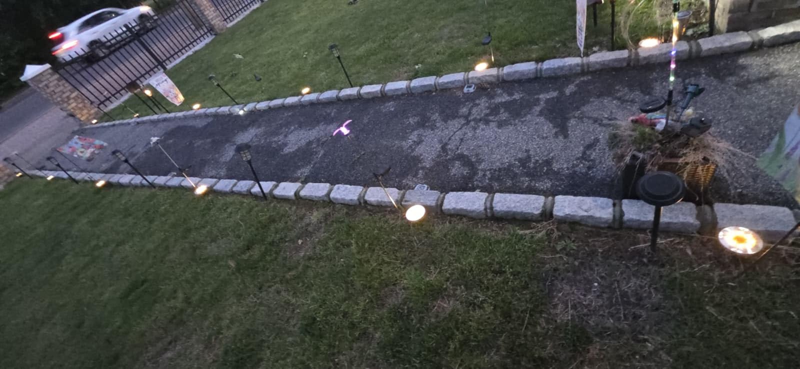 4.6 Inch Diameter Solar Ground Lights, Waterproof Solar Garden Lights, Outdoor Garden Waterproof Bright in-Ground Light, Landscape Lighting for Pathway,Yard,Lawn,Patio,Walkway (12 Pack Warm Light) customer photo 2