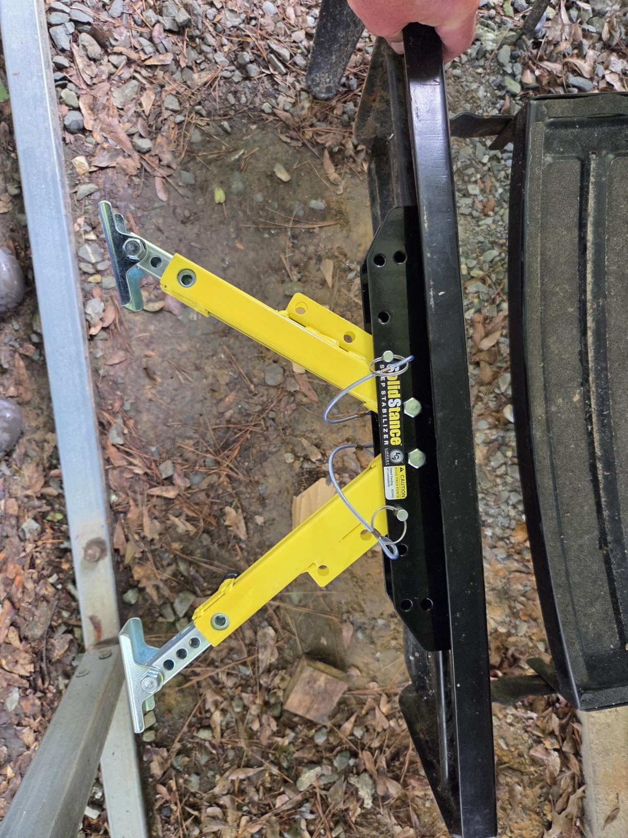 Lippert Solid Stance RV Step Stabilizer Kit for 5th Wheels, Travel Trailers and Motorhomes | Fits Double and Triple Steel Radius and Alumi-Tread Steps, Dual Adjustable Legs, Permanent Mount, 15-20 Minute Installation customer photo 2