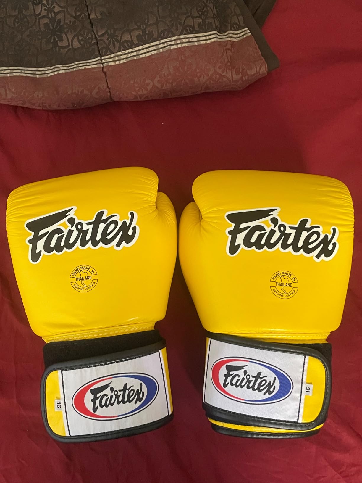 Fairtex BGV1 Muay Thai Boxing Training Sparring Gloves for Men, Women, Kids - Premium Quality, Light Weight & Shock Absorbent Boxing Gloves, Handcrafted in Thailand with premium cowhide leather customer photo 2