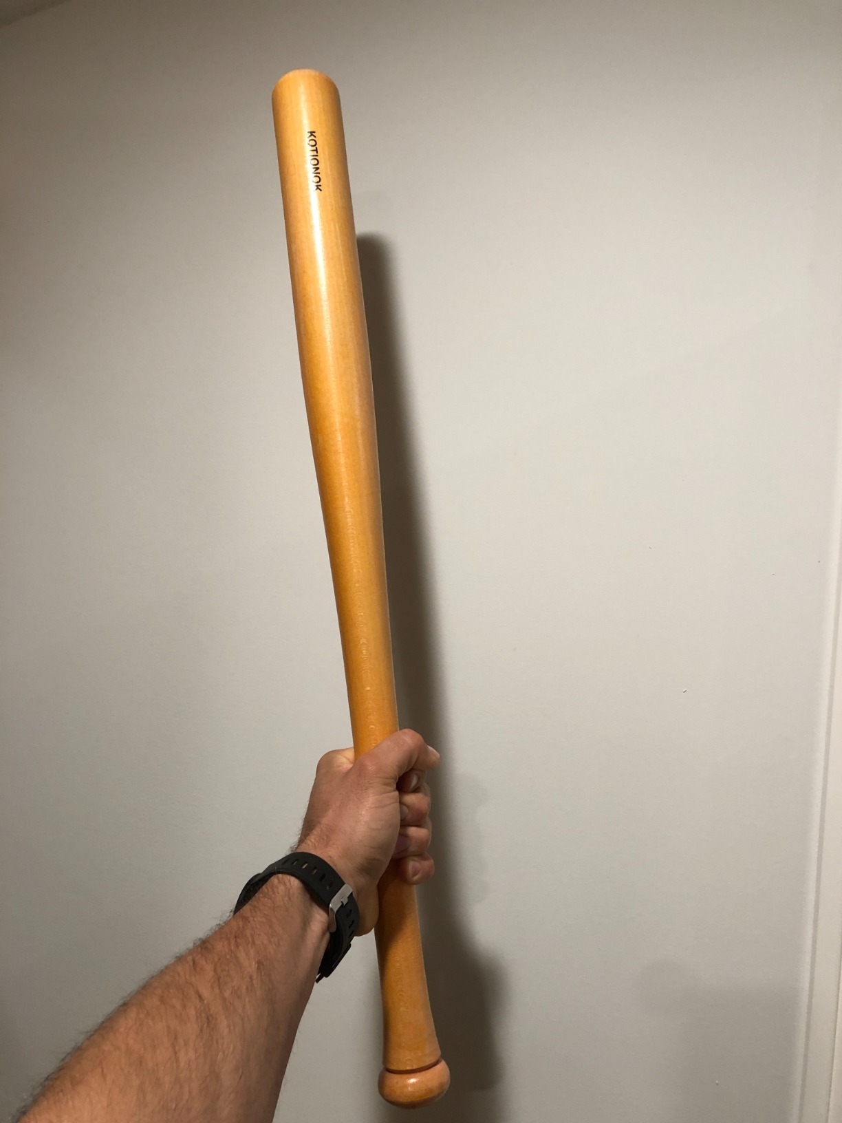 KOTIONOK Genuine Solid Beech Wood Baseball Bat - 27